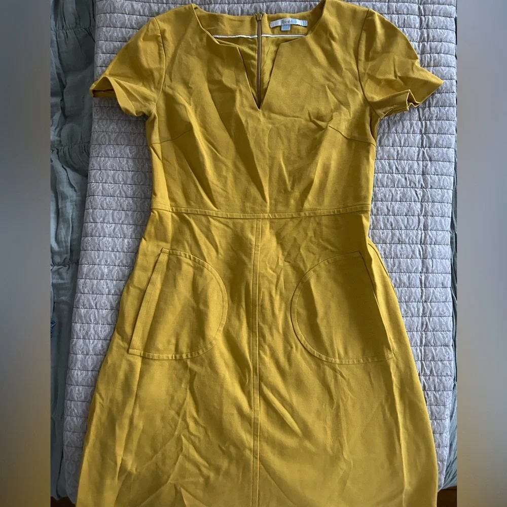 Boden Short-sleeved A-line Dress - Picture 1 of 1